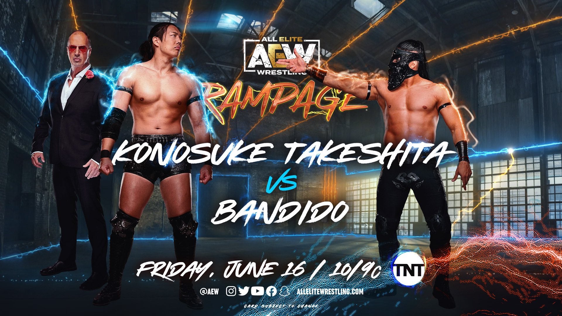 AEW 竹下幸之介 5000体限定 KONOSUKE TAKESHIT jI54 竹下幸之介 vs バンディード』 | 試合動画配信 | WRESTLE UNIVERSE