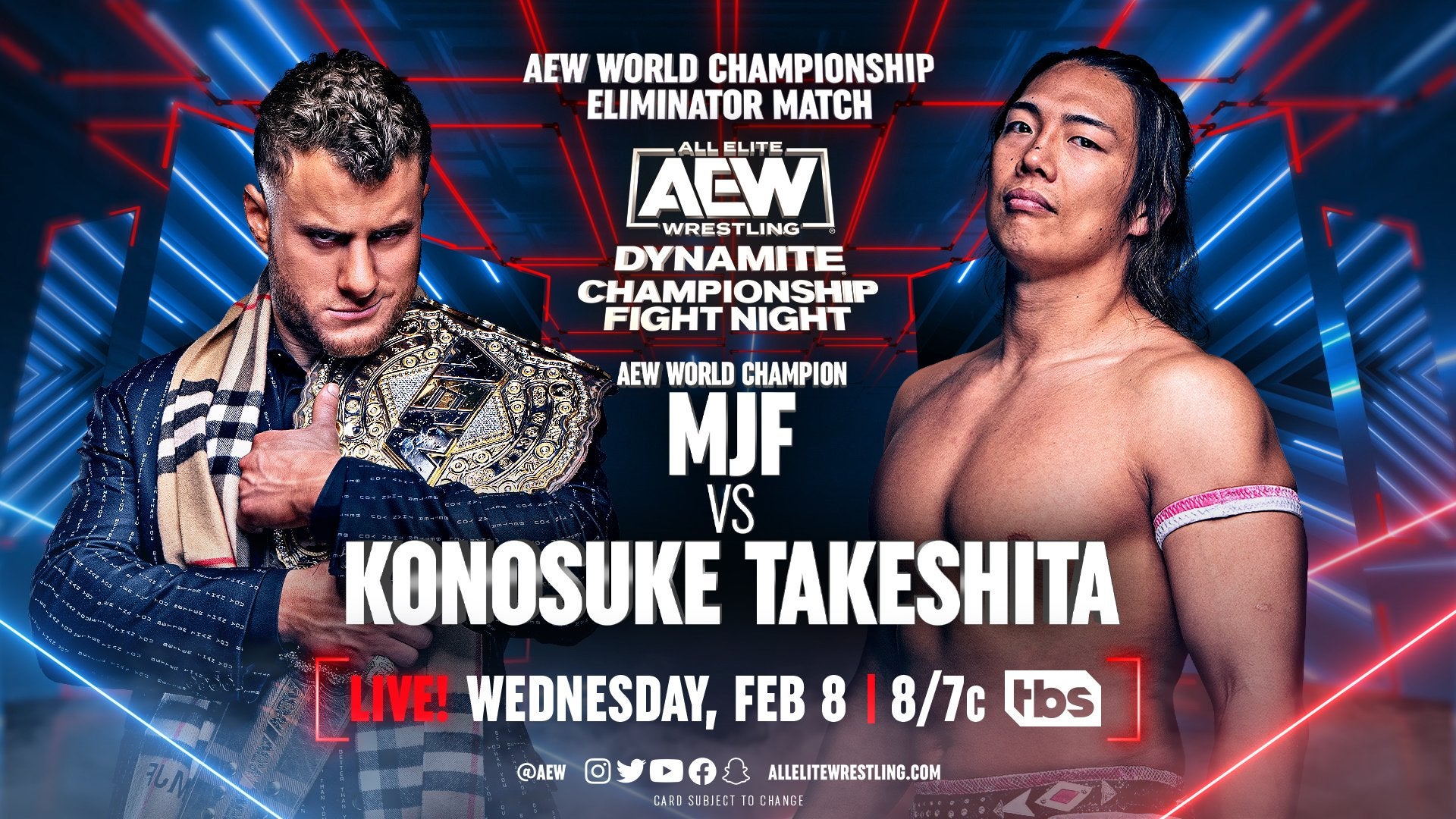 AEW世界王座選手権エリミネーターマッチ ＜AEW世界王者＞MJF vs